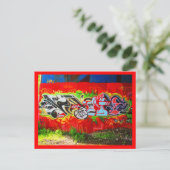 Postcard-Liebe Art-House-Graffiti 3 Postkarte (Stehend Vorderseite)