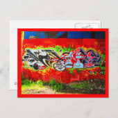 Postcard-Liebe Art-House-Graffiti 3 Postkarte (Vorne/Hinten)