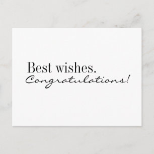 Postcard Liebe - Beste Wünsche und Glückwünsche Postkarte