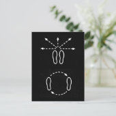 Postcard-Liebe des Kunsttanzes 3 Postkarte (Stehend Vorderseite)