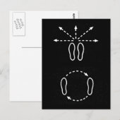 Postcard-Liebe des Kunsttanzes 3 Postkarte (Vorne/Hinten)