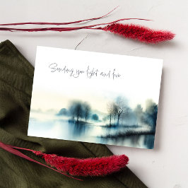 Postcard "Light and love" Postkarte