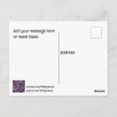 Postcard - Lipstick Urban Street Art Postkarte (Rückseite)