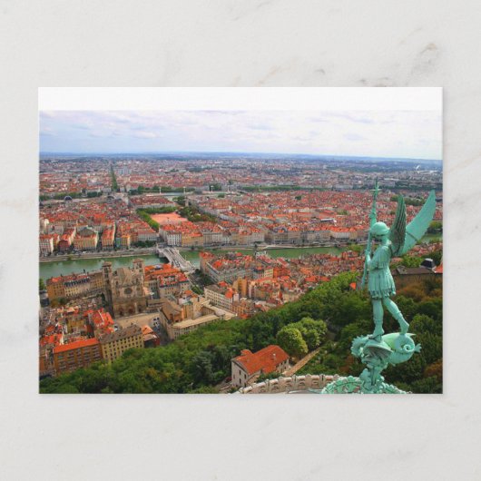 Postcard Lyon von Fourviére, Frankreich Postkarte (Vorderseite)