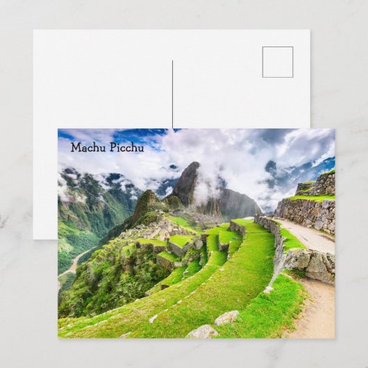 Postcard Machu Picchu, Cusco - Peru Postkarte (Vorne/Hinten)