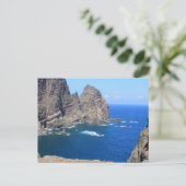 Postcard - Madeira Coastline Postkarte (Stehend Vorderseite)