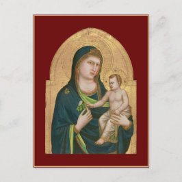 POSTCARD : MADONNA & KIND : GIOTTO : 1337 POSTKARTE