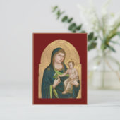 POSTCARD : MADONNA & KIND : GIOTTO : 1337 POSTKARTE (Stehend Vorderseite)