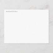 Postcard Magic Mushrooms optischer geometrischer E Ankündigungspostkarte (Rückseite)