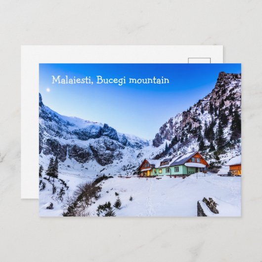 Postcard Malaiesti, Berg Bucegi Rumänien Postkarte (Vorne/Hinten)