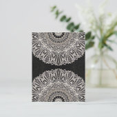 Postcard Mandala Mehndi Style G384 Postkarte (Stehend Vorderseite)