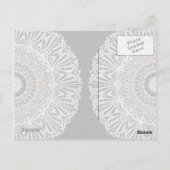 Postcard Mandala Mehndi Style G384 Postkarte (Rückseite)