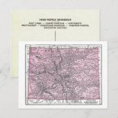Postcard: Map of Colorado, 1921 Postkarte (Vorne/Hinten)