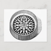 Postcard - Mariner Compass Postkarte (Vorderseite)