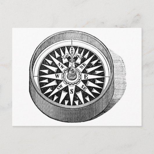 Postcard - Mariner Compass Postkarte (Vorderseite)