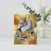 Postcard Martial Arts - Karate Judo Keikogi Postkarte (Stehend Vorderseite)