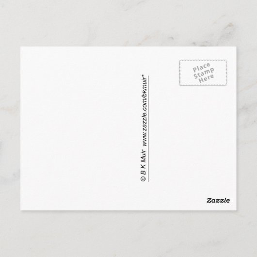 Postcard - Mein Haar wird zitternd ... Postkarte (Rückseite)