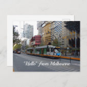 Postcard Melbourne Tram Postkarte (Vorne/Hinten)