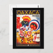 Postcard Mexico Grüße Vintag Postkarte (Vorne/Hinten)
