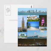 Postcard Miami Monuments, Florida, USA Postkarte (Vorne/Hinten)
