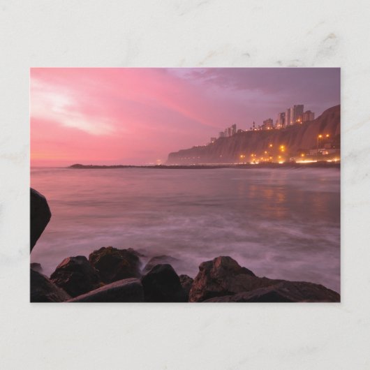 Postcard Miraflores Rosa, Lima, Peru Postkarte (Vorderseite)