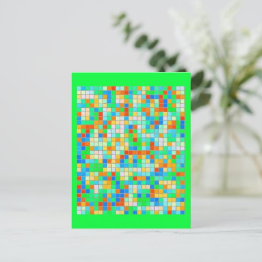 Postcard-Misc/Abstrakt-Mosaike 11 Postkarte (Stehend Vorderseite)