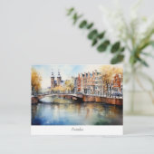 Postcard mit Amsterdam, Niederlande Postkarte (Stehend Vorderseite)