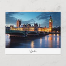Postcard mit Big Ben, London.