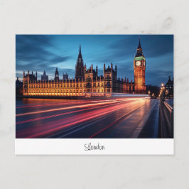 Postcard mit Big Ben, London. Postkarte