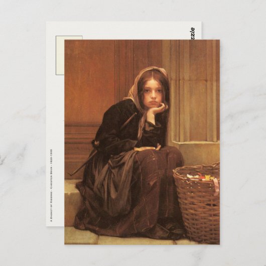 Postcard mit Christen Brun-Malerei Postkarte (Vorne/Hinten)