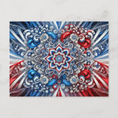 Postcard mit französischem Farbdesign Postkarte (Vorderseite)