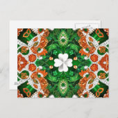 Postcard mit Irland Colors Design Postkarte (Vorne/Hinten)