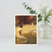 Postcard mit John Collier Painting Postkarte (Stehend Vorderseite)