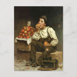 Postcard mit John George Brown-Malerei Postkarte