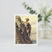 Postcard mit John George Brown-Malerei Postkarte (Stehend Vorderseite)