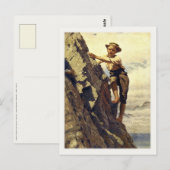 Postcard mit John George Brown-Malerei Postkarte (Vorne/Hinten)