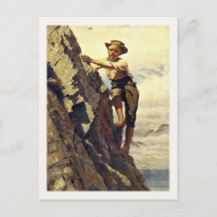 Postcard mit John George Brown-Malerei Postkarte