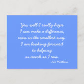 Postcard mit Kate Middleton Postkarte (Vorderseite)