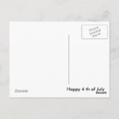 Postcard mit südafrikanischem Farbdesign Postkarte (Rückseite)