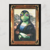 Postcard Mona Lisa Frog Postkarte (Vorderseite)