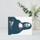 Postcard Mona Lisa Postkarte (Stehend Vorderseite)