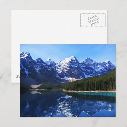 Postcard Moraine Postkarte (Vorne/Hinten)