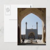 Postcard Moschee, Isfahan, Iran Postkarte (Vorne/Hinten)