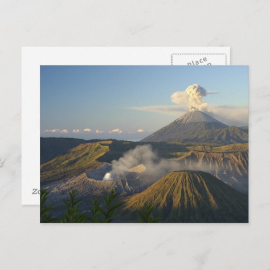 Postcard Mount Bromo, Java, Indonesien Postkarte (Vorne/Hinten)