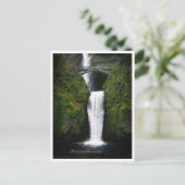 Postcard-Multnomah Falls, Oregon Postkarte (Stehend Vorderseite)
