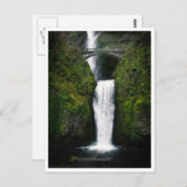 Postcard-Multnomah Falls, Oregon Postkarte (Vorne/Hinten)