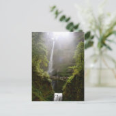 Postcard Multnomah Falls, Oregon, Wasserfall Postkarte (Stehend Vorderseite)