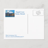 POSTCARD/NAPALI KÜSTE/KAUAI, HAWAII POSTKARTE (Rückseite)