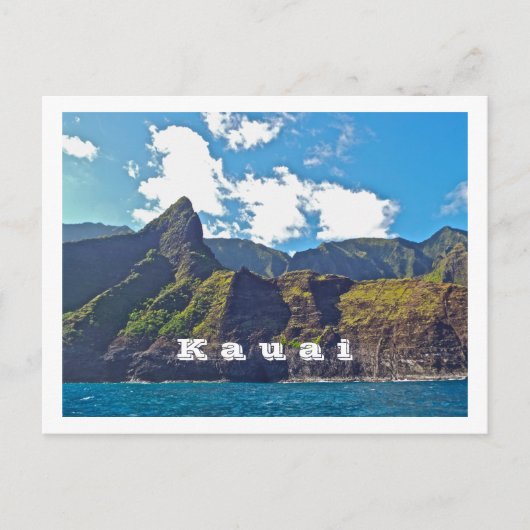 POSTCARD/NAPALI KÜSTE/KAUAI, HAWAII POSTKARTE (Vorderseite)