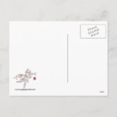 POSTCARD Newlyweds "Merry Me" Feiertagspostkarte (Rückseite)